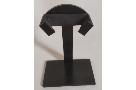 Présentoir vertical en ABS noir pour une raquette de padel