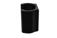 Padel racket wall support in matte black finish 2
