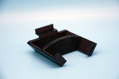 Soporte doble para palas de pádel en lama | Shelf2000 2