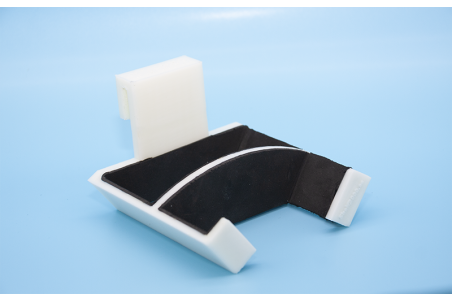 Support mural double adapté aux grilles soudées de 6 mm