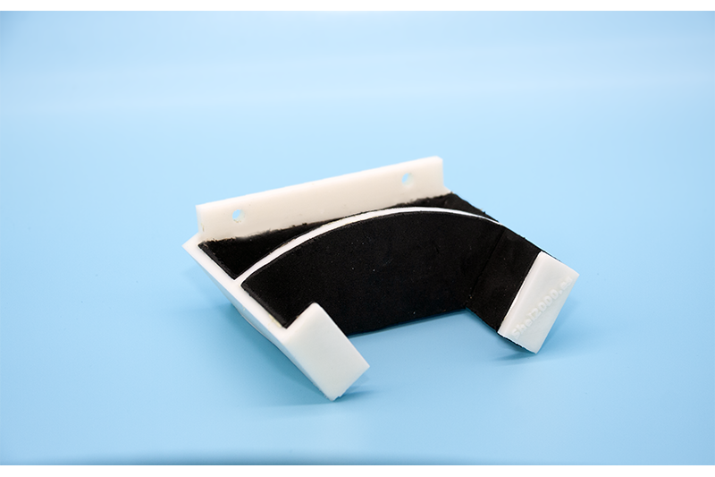 Double ABS wall mount holder for padel rackets