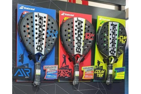 padel racket holder for 10 mm slatwall