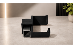 Suporte para raquetes de padel em ABS para barra de reforço Shelf2000