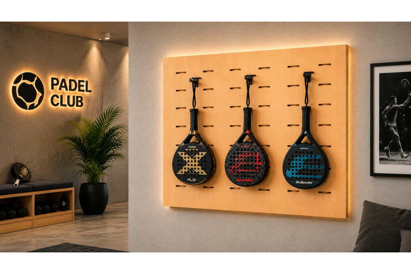 Gancho para raquetes de padel 50 mm | Shelf2000