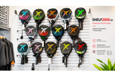 Support double pour raquettes de padel | Shelf2000