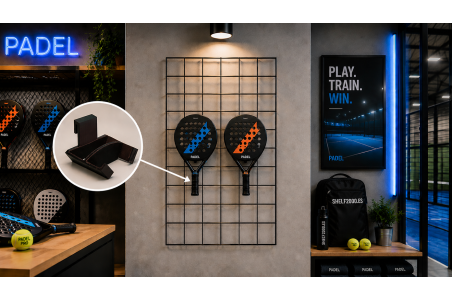 Suporte duplo para raquetes de padel | Shelf2000