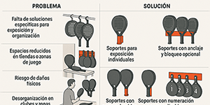 Problemática actual de la Exposición de palas de pádel