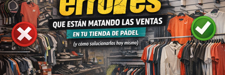 🔥 Los 7 errores que están matando las ventas en tu tienda de pádel (y cómo solucionarlos hoy mismo)