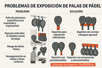 Problemática actual de la Exposición de palas de pádel