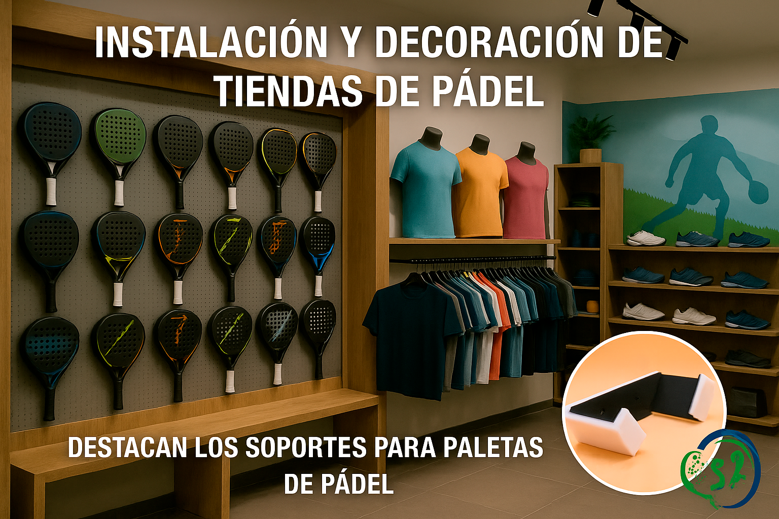 Instalación y decoración de tiendas de pádel: claves para destacar y vender más