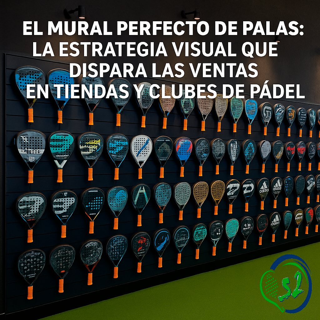 El mural perfecto de palas de pádel | Shelf2000.es